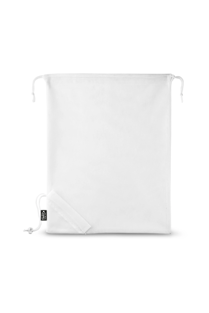 BOLZANO. Sac pliant en rPET avec pochette en rPET 190T