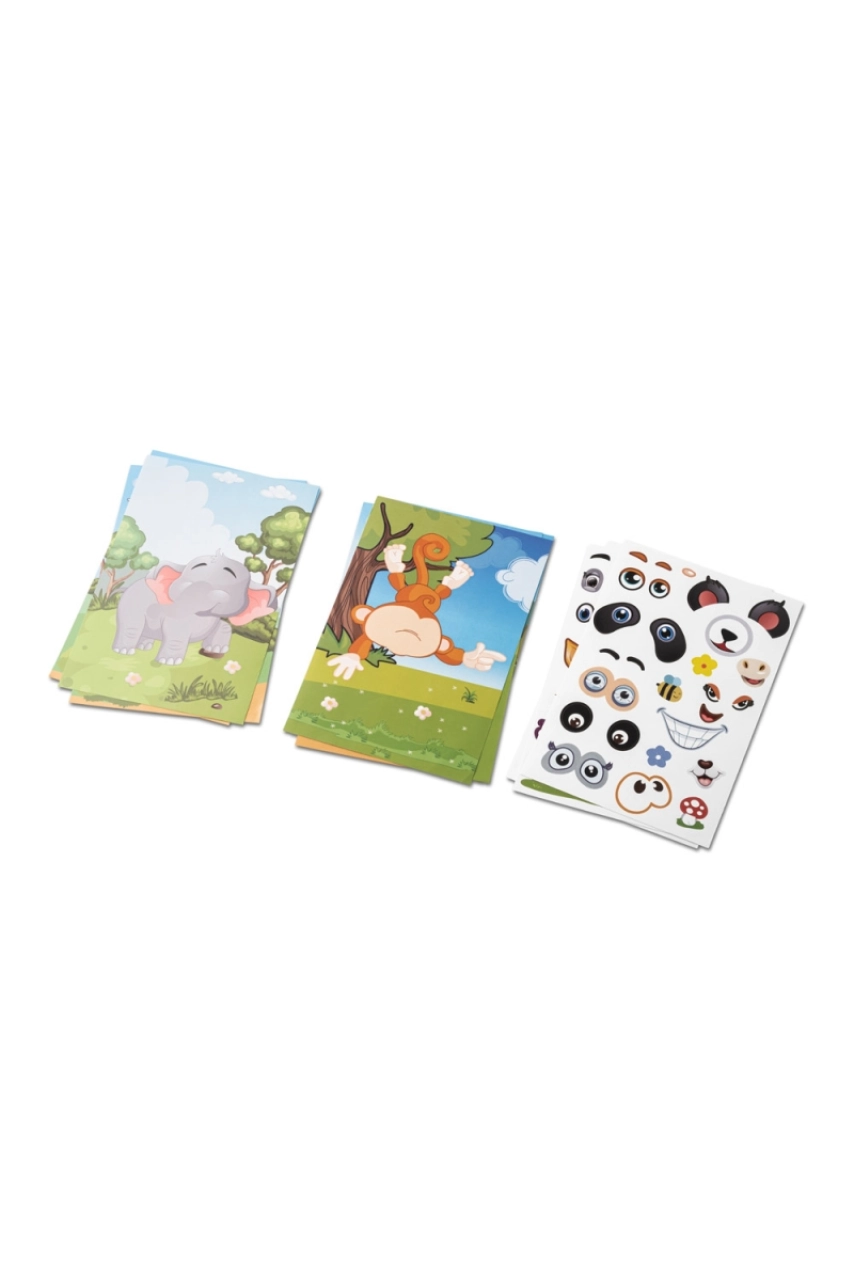 MADAGASCAR. Jeu d'autocollants avec six feuilles