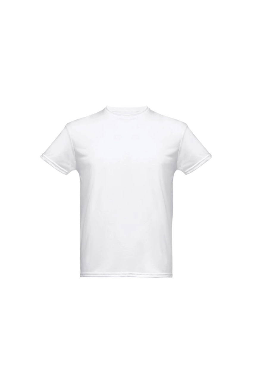 THC NICOSIA WH. T-shirt technique pour homme. Coloris blanc