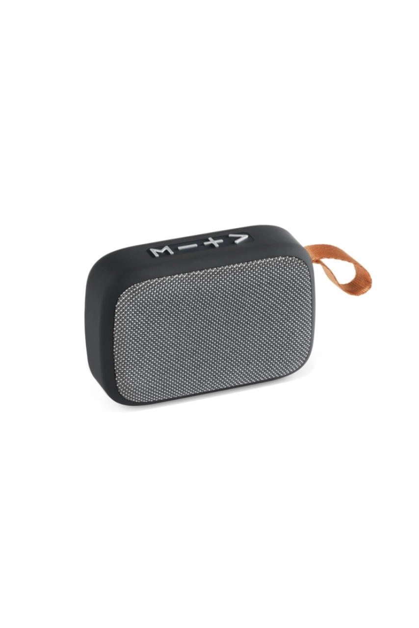 GANTE. Haut parleur ABS avec microphone et finitions en caoutchouc