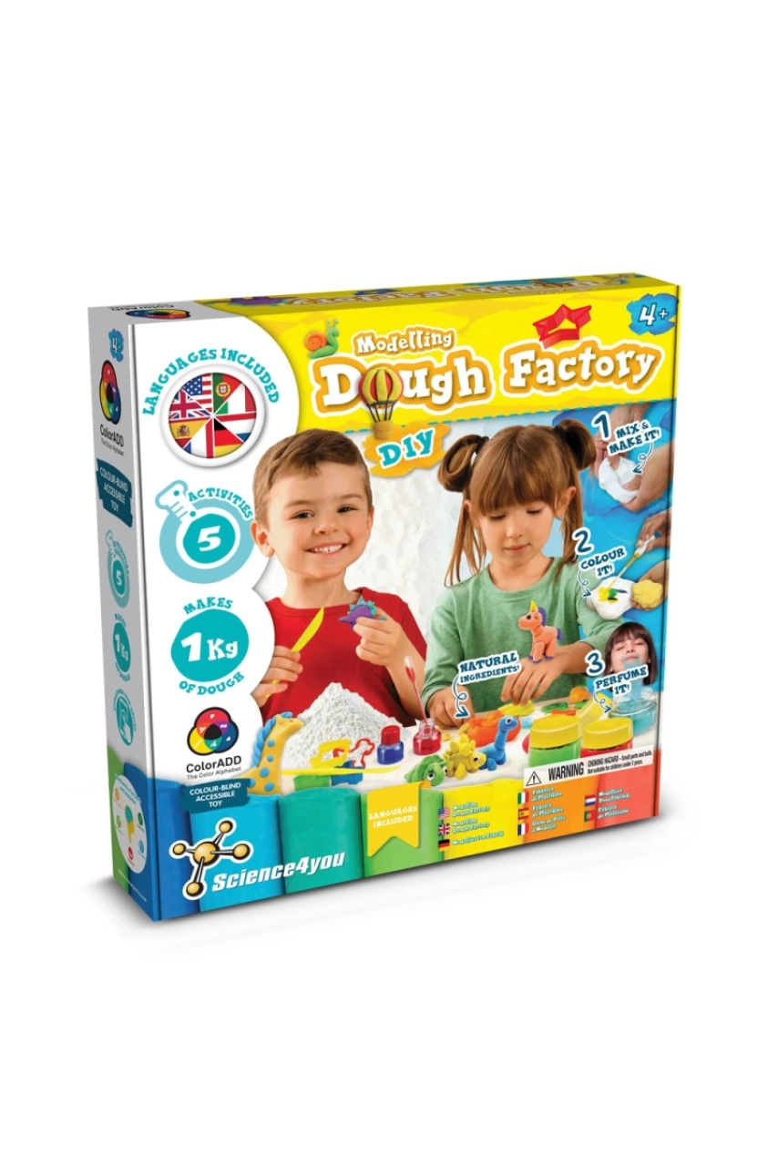 Modeling Dough Factory Kit III. Jeu éducatif livré avec un sac cadeau en papier kraft (100 g/m²)