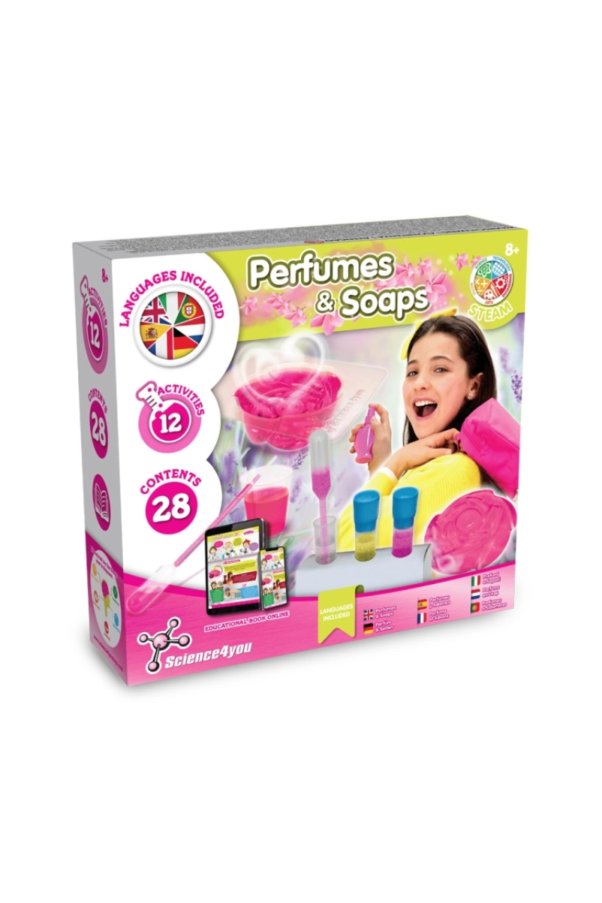 Perfume & Soap Factory Kit III. Jeu éducatif livré avec un sac cadeau en papier kraft (115 g/m²)