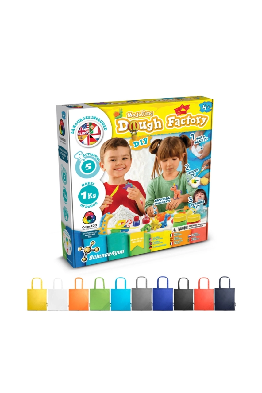 Modeling Dough Factory Kit II. Jeu éducatif livré avec un sac cadeau pliable en 190T