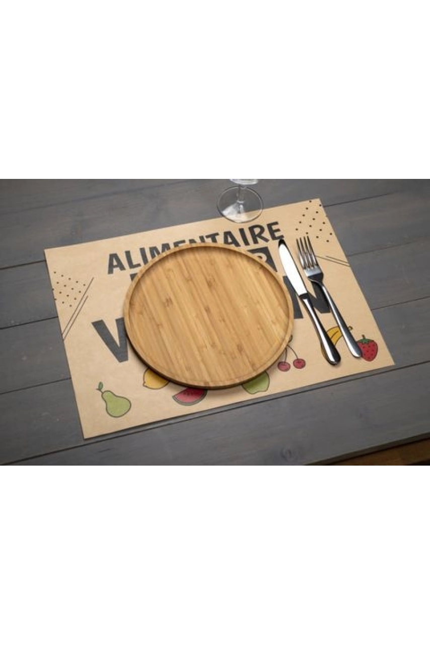 SET DE TABLE IMPRESSION RECTO