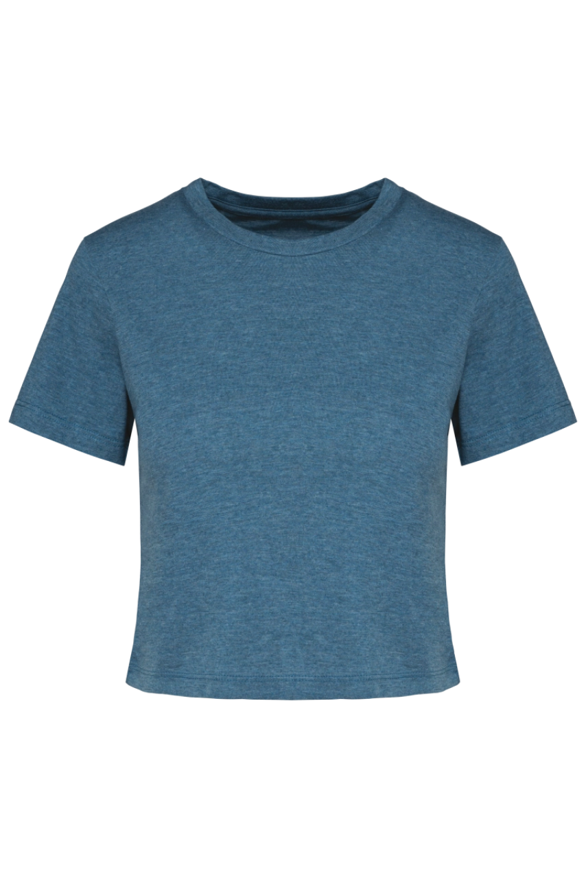 Crop top triblend femme