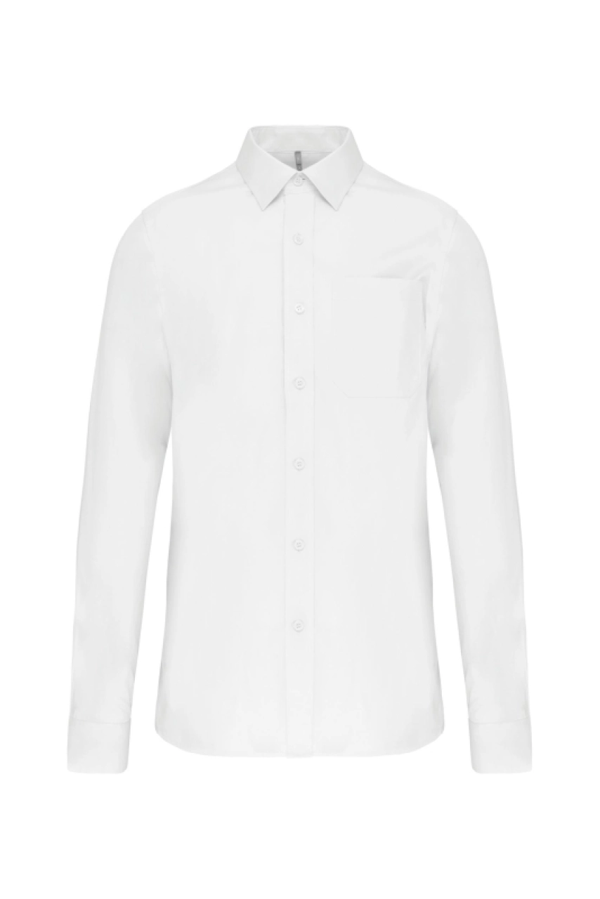 Chemise popeline manches longues