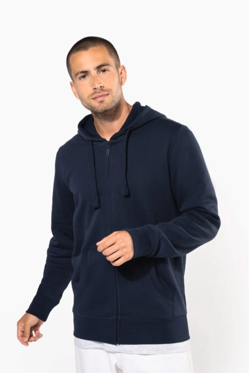 Sweat-shirt zippé capuche homme