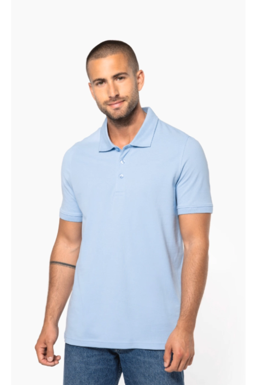 Polo piqué manches courtes homme