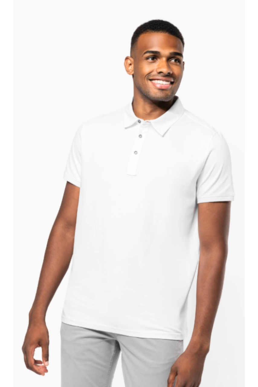 Polo jersey manches courtes homme