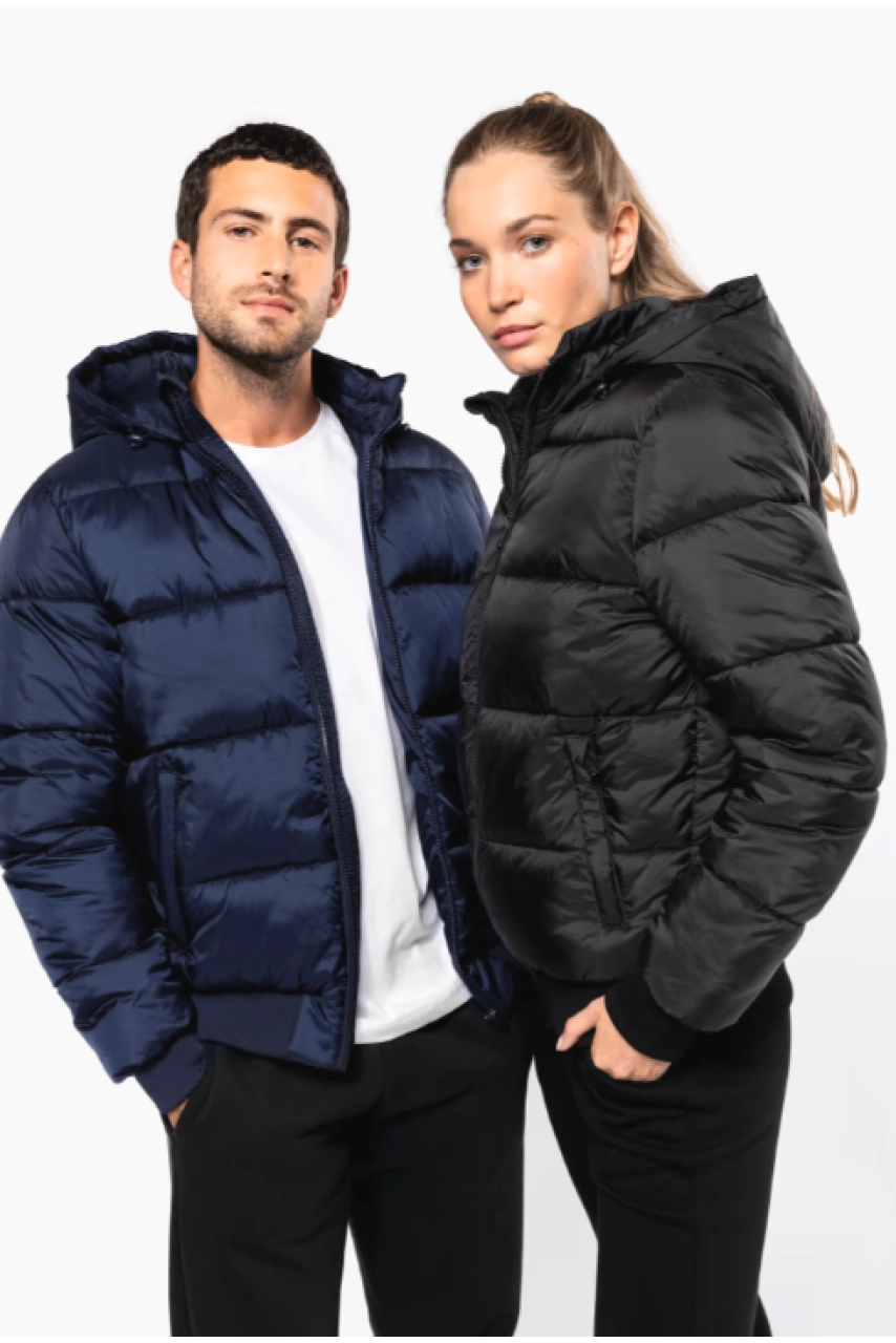 Veste unisexe ripstop recyclée à capuche