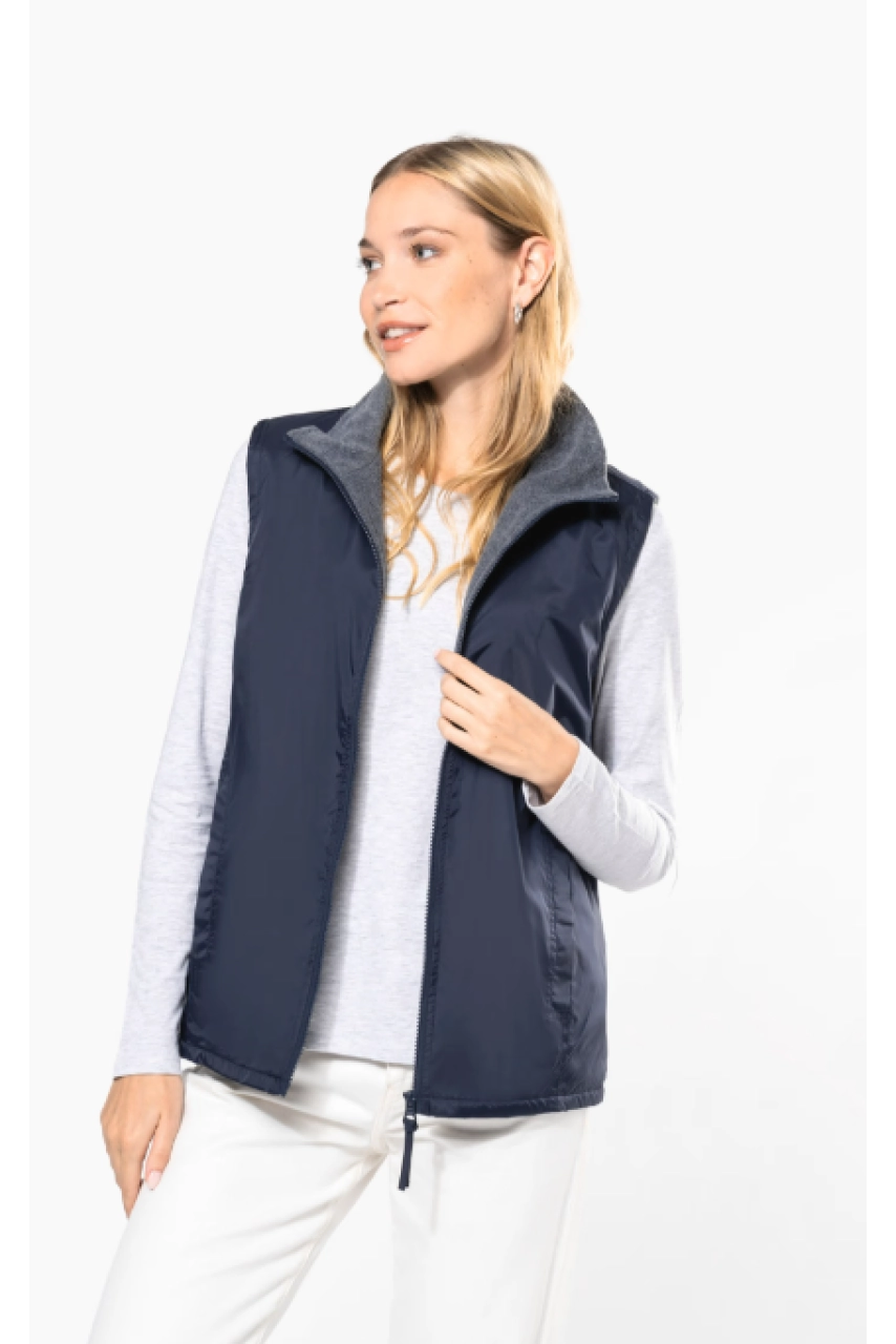 Bodywarmer doublé polaire unisexe