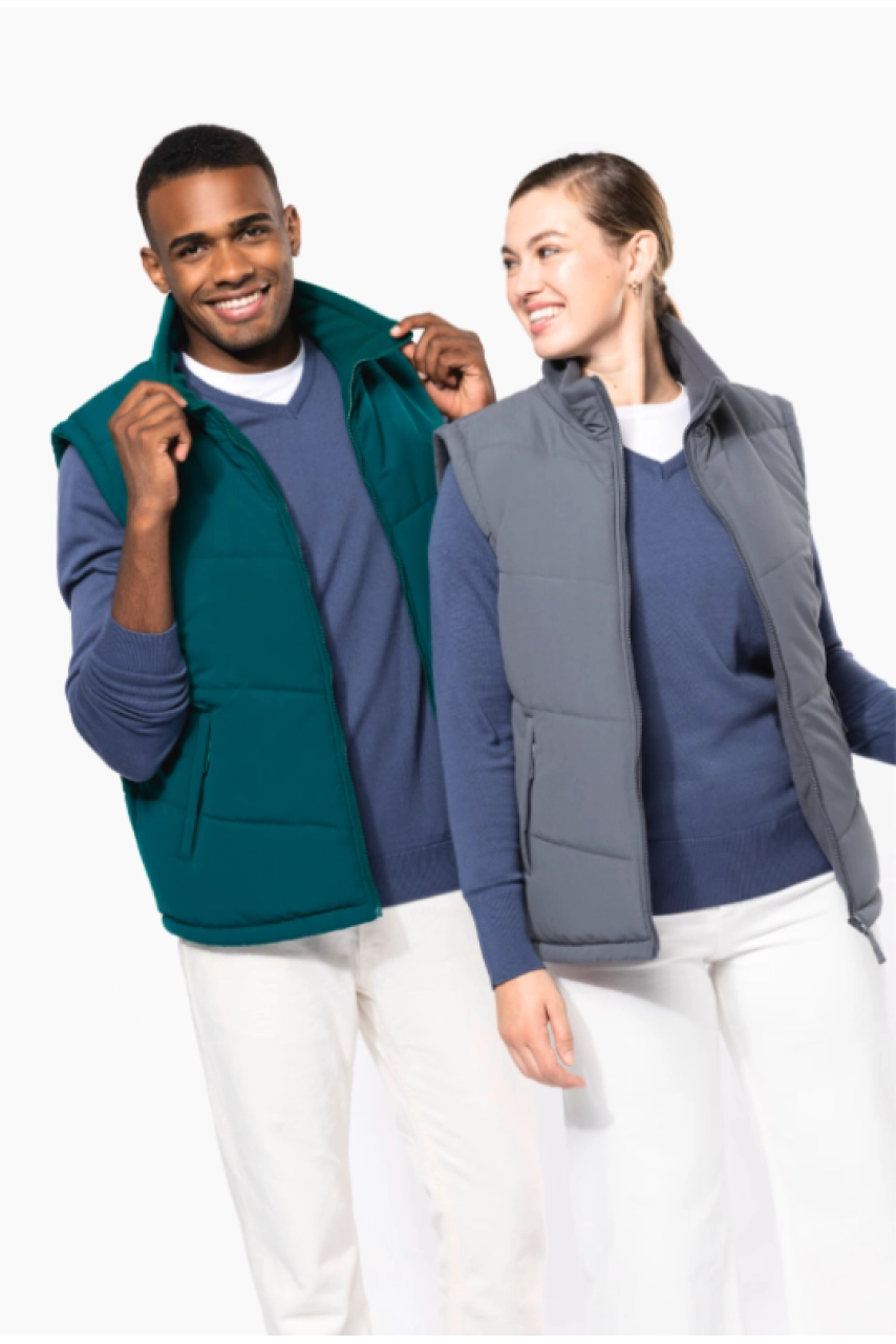 Bodywarmer doublé polaire unisexe