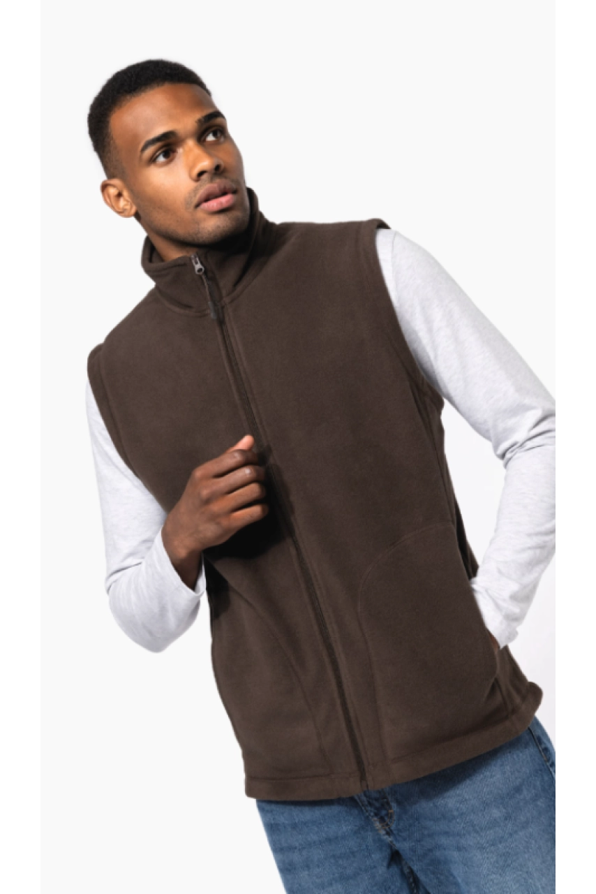 Bodywarmer micropolaire homme