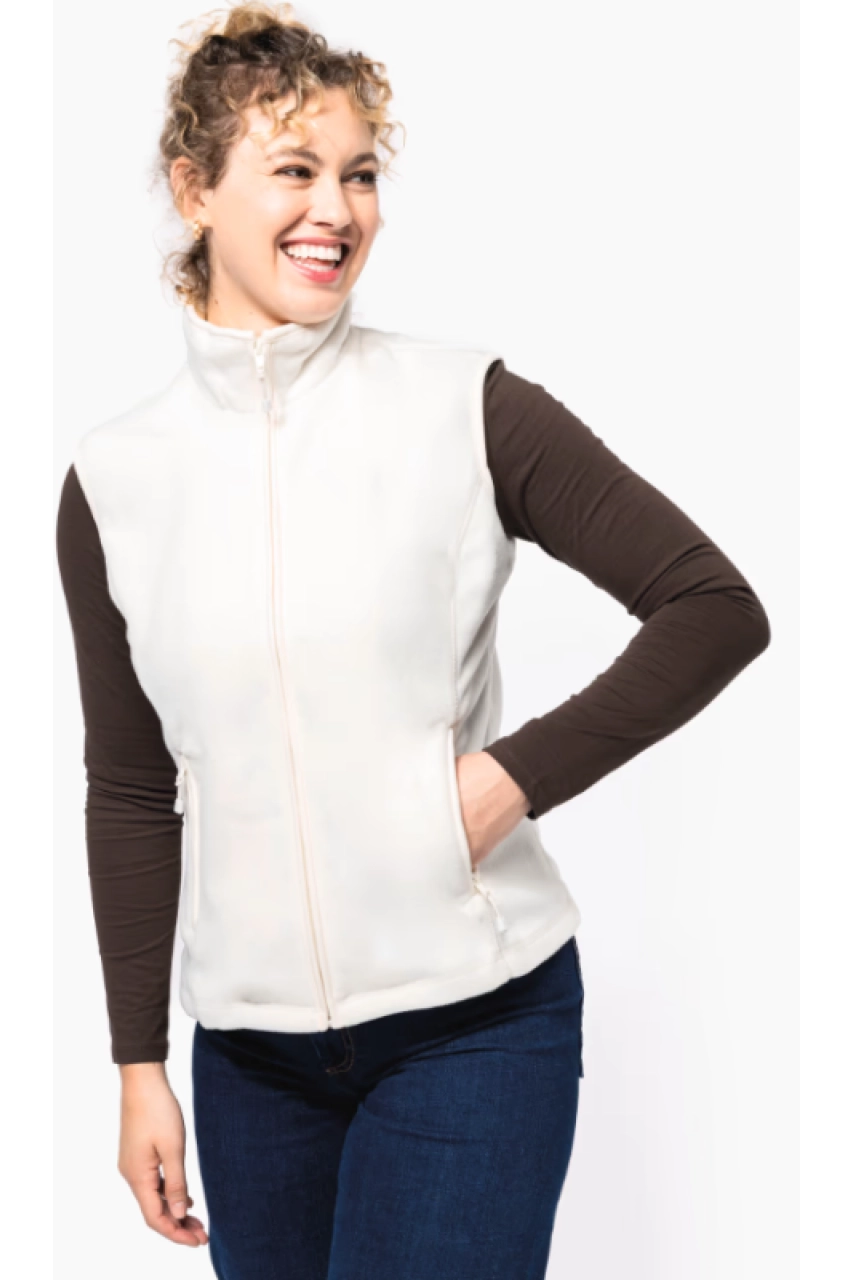 Bodywarmer micropolaire femme