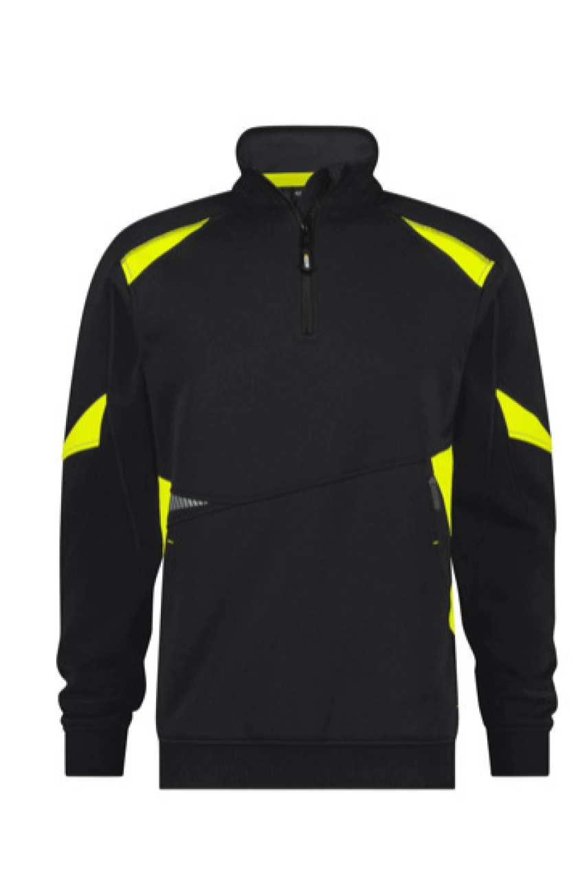 DASSY ARATU SWEAT MARINE/JAUNE