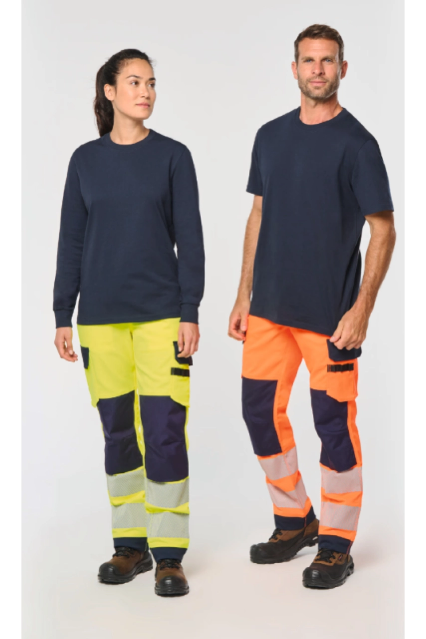 Pantalon de sécurité recyclé multipoches unisexe