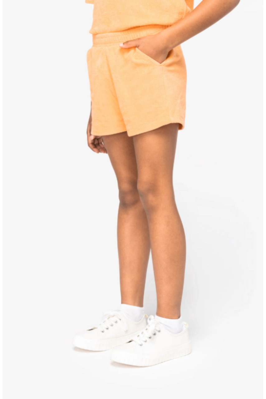 Short écoresponsable en éponge fille