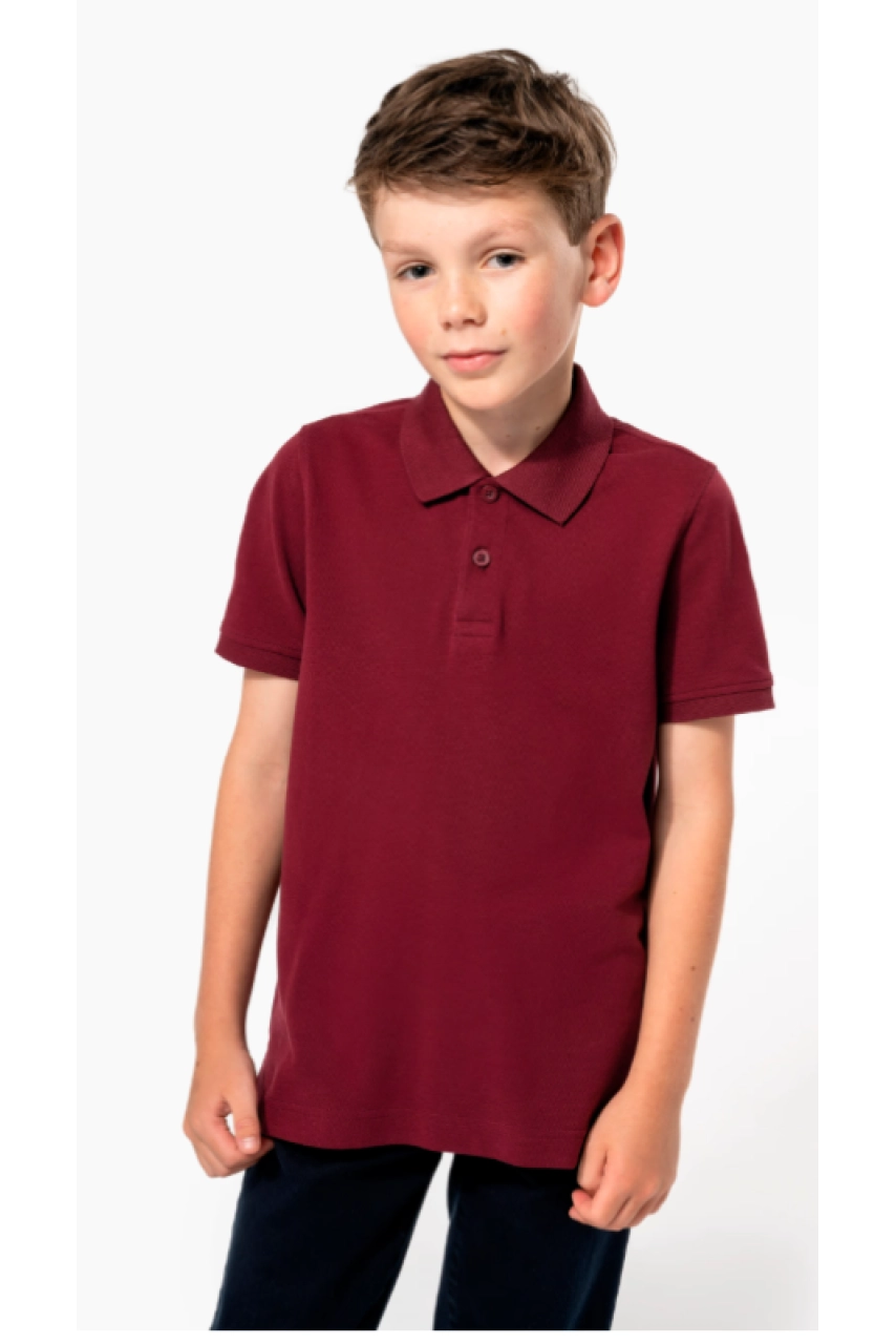 Polo piqué Bio180 enfant