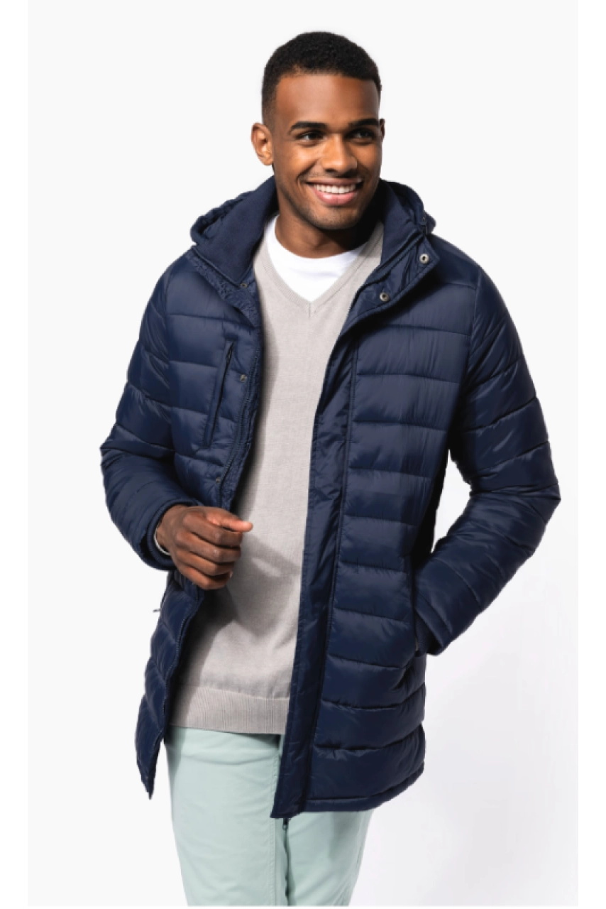 Parka doudoune légère à capuche homme