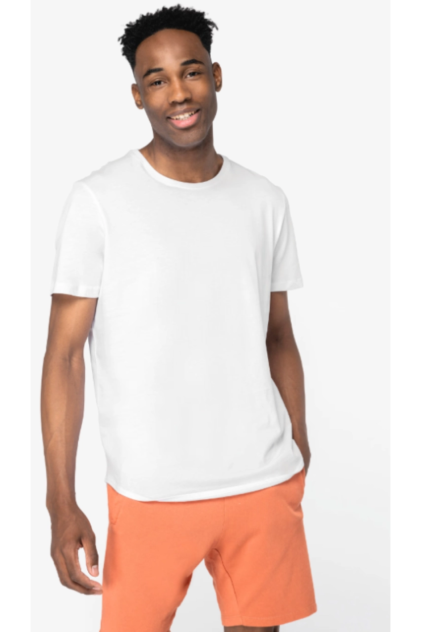 T-shirt écoresponsable bas arrondi homme