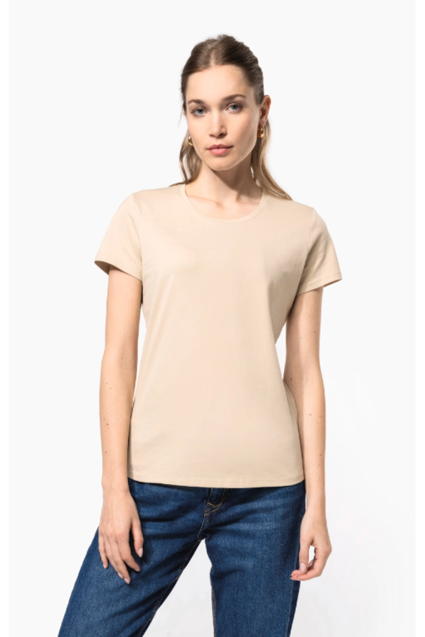T-shirt col rond manches courtes femme
