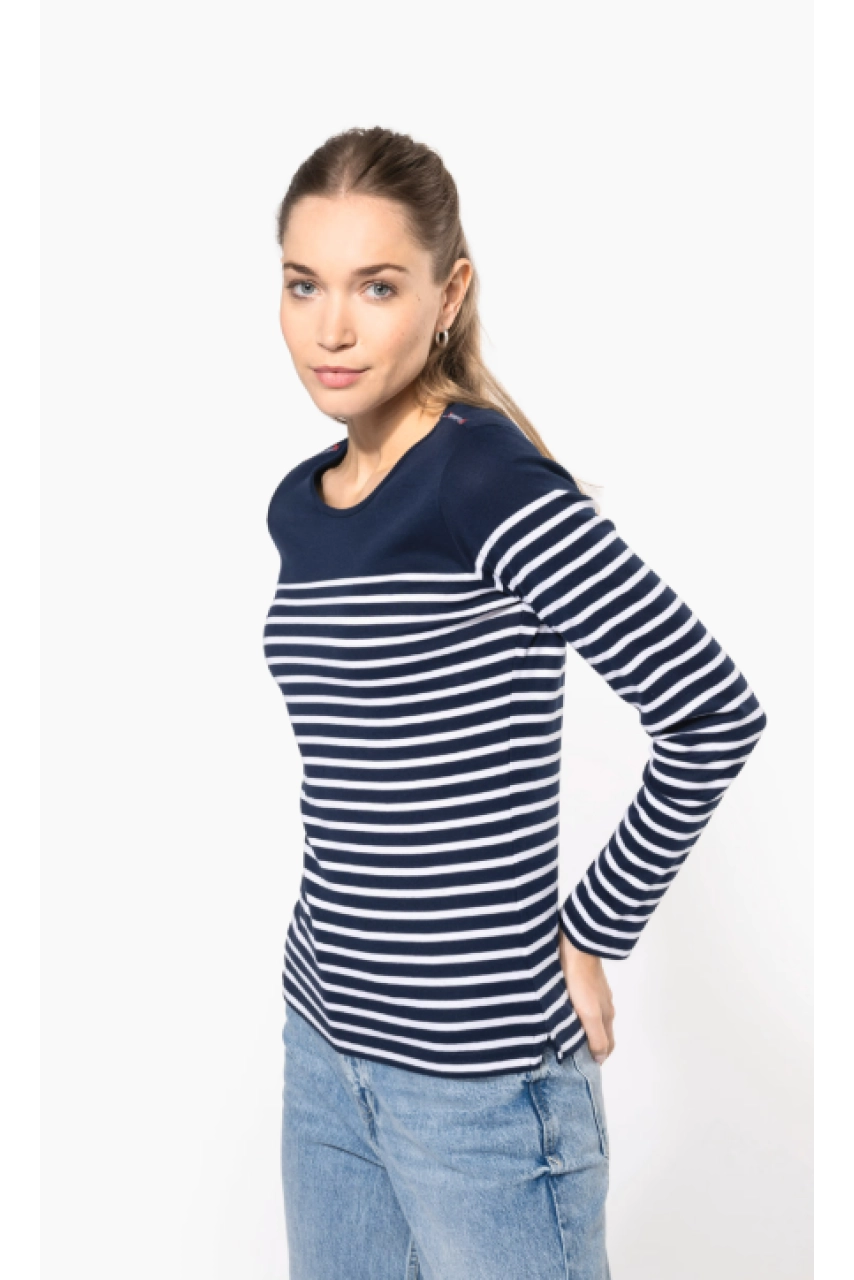 Marinière manches longues femme
