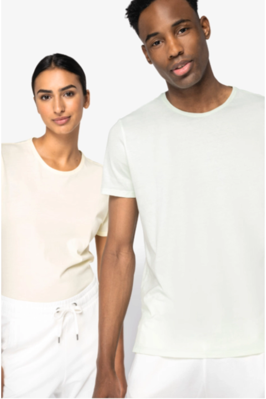 T-shirt écoresponsable délavé unisexe