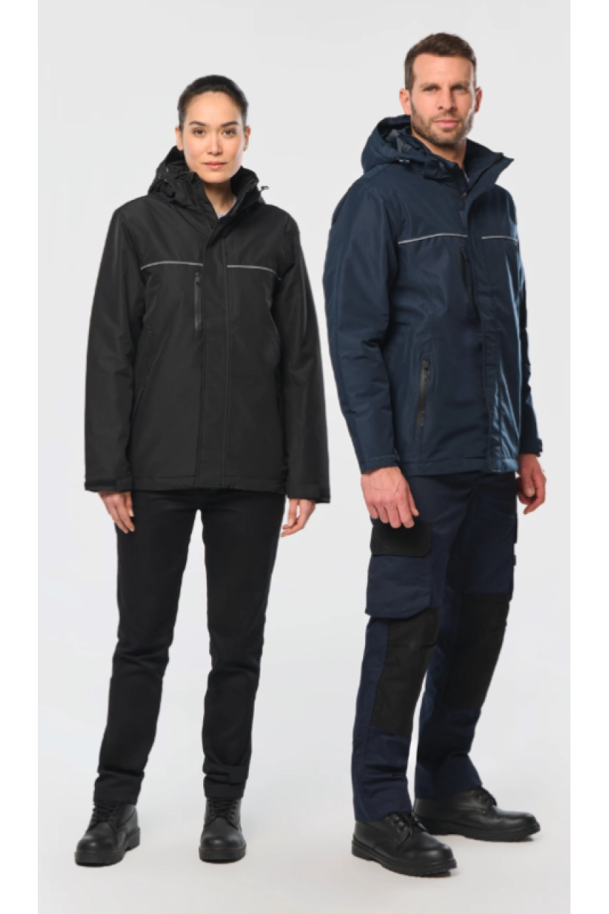 Parka performance à capuche unisexe