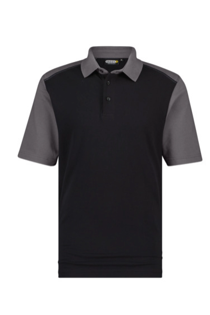 DASSY CESAR POLO BLANC/GRIS