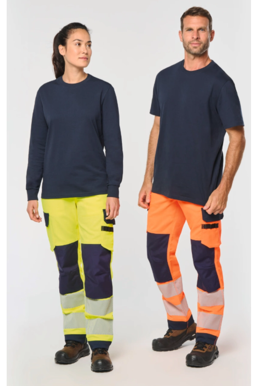 Pantalon de sécurité recyclé multipoches unisexe