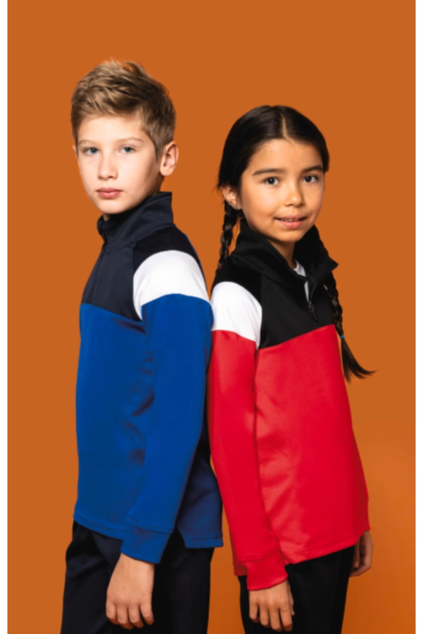 Sweat d'entrainement 1/4 zip enfant