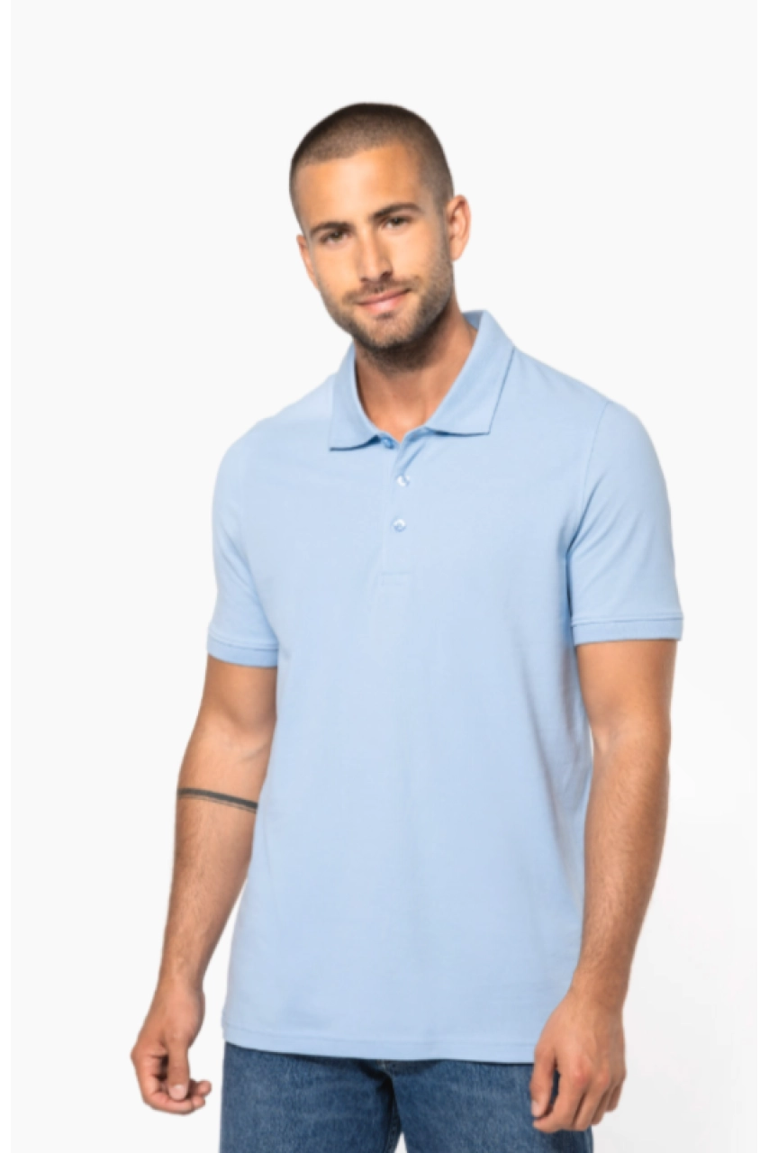 Polo piqué manches courtes homme