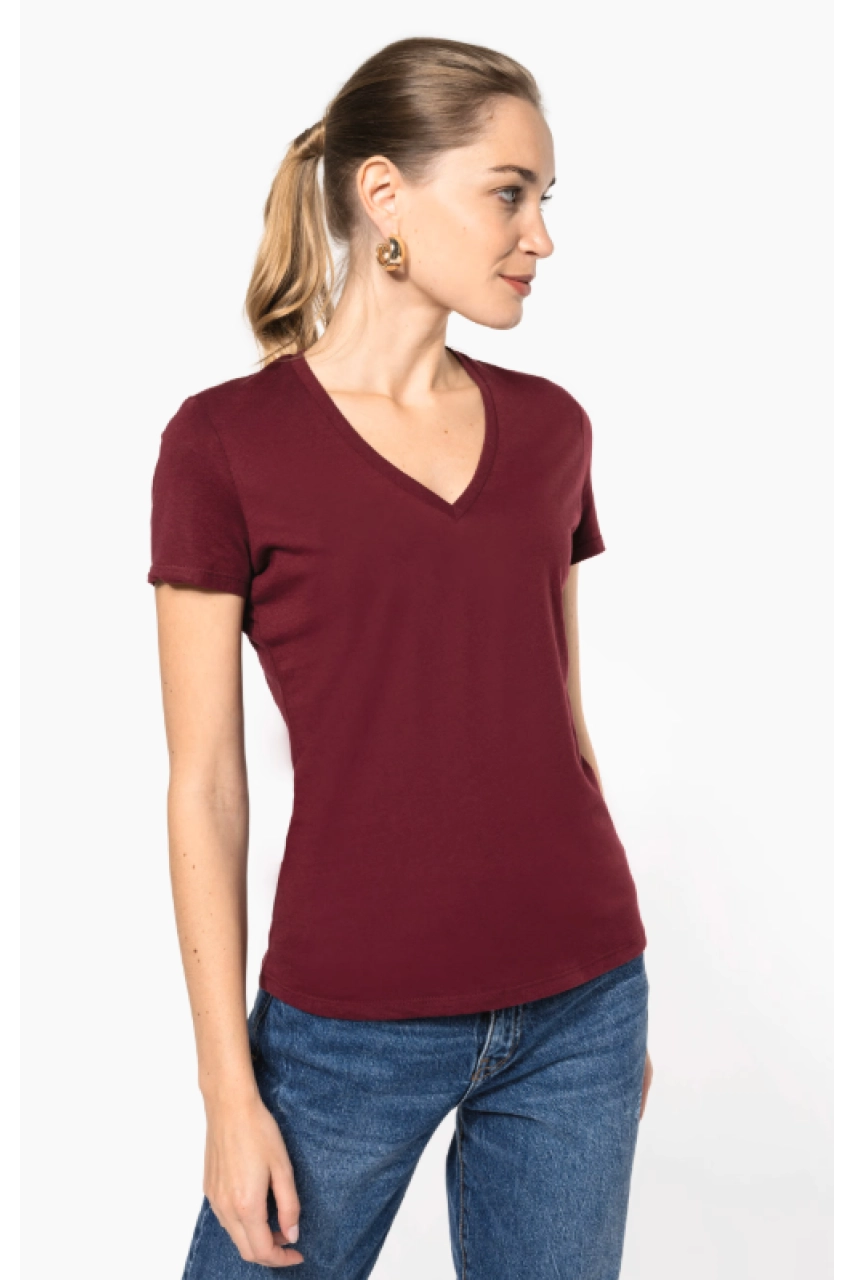 T-shirt BIO150 IC col V femme