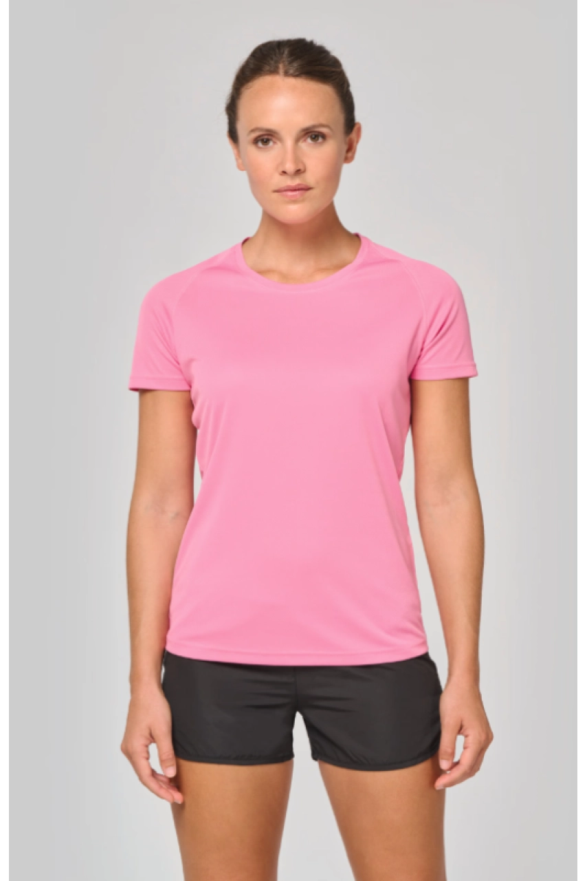 T-shirt de sport à col rond recyclé femme