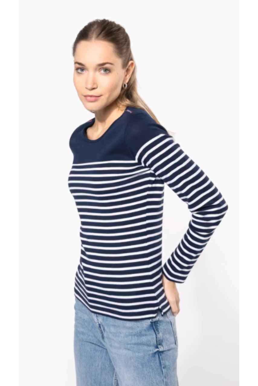 Marinière manches longues femme