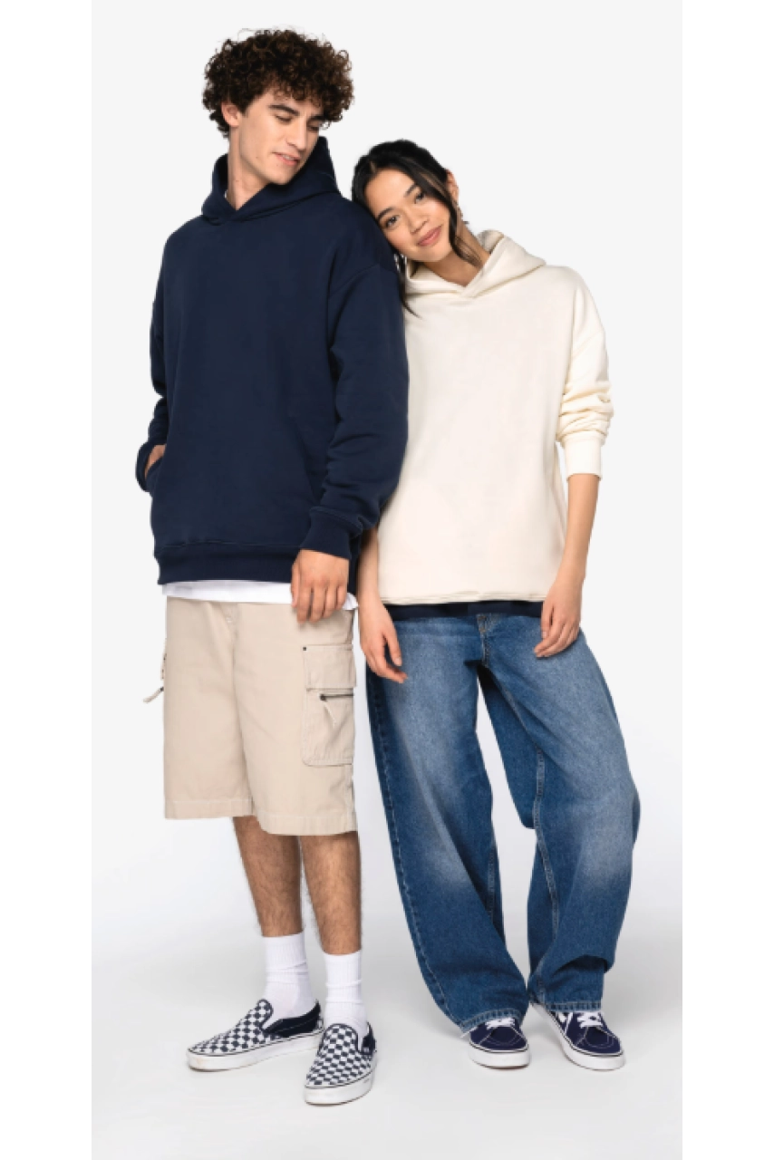 Sweat-shirt écoresponsable à capuche oversize unisexe