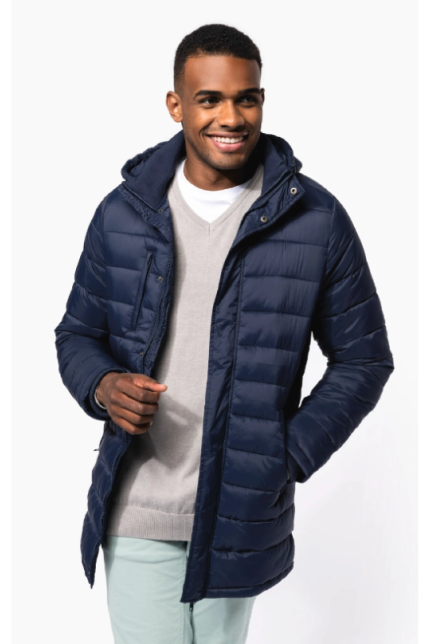 Parka doudoune légère à capuche homme