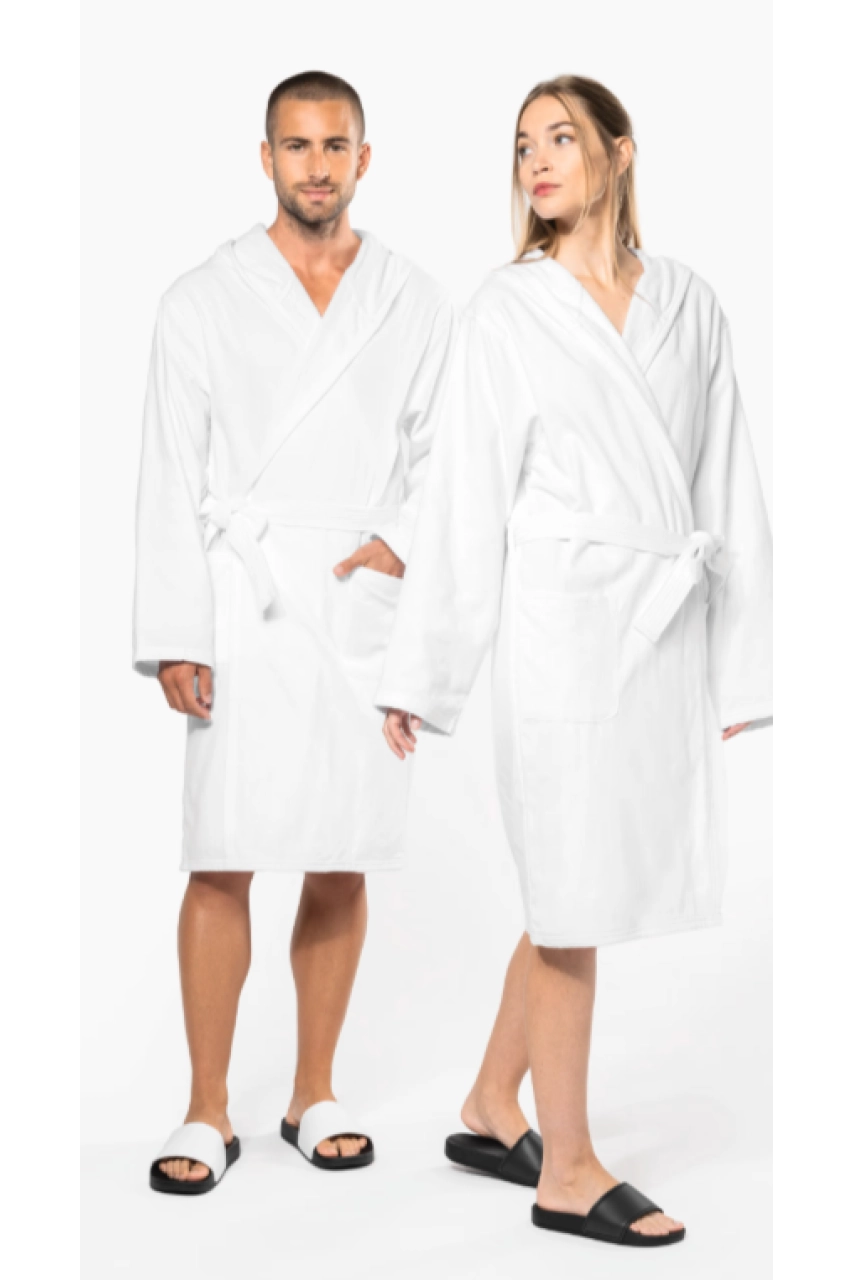 Peignoir de bain à capuche Bio