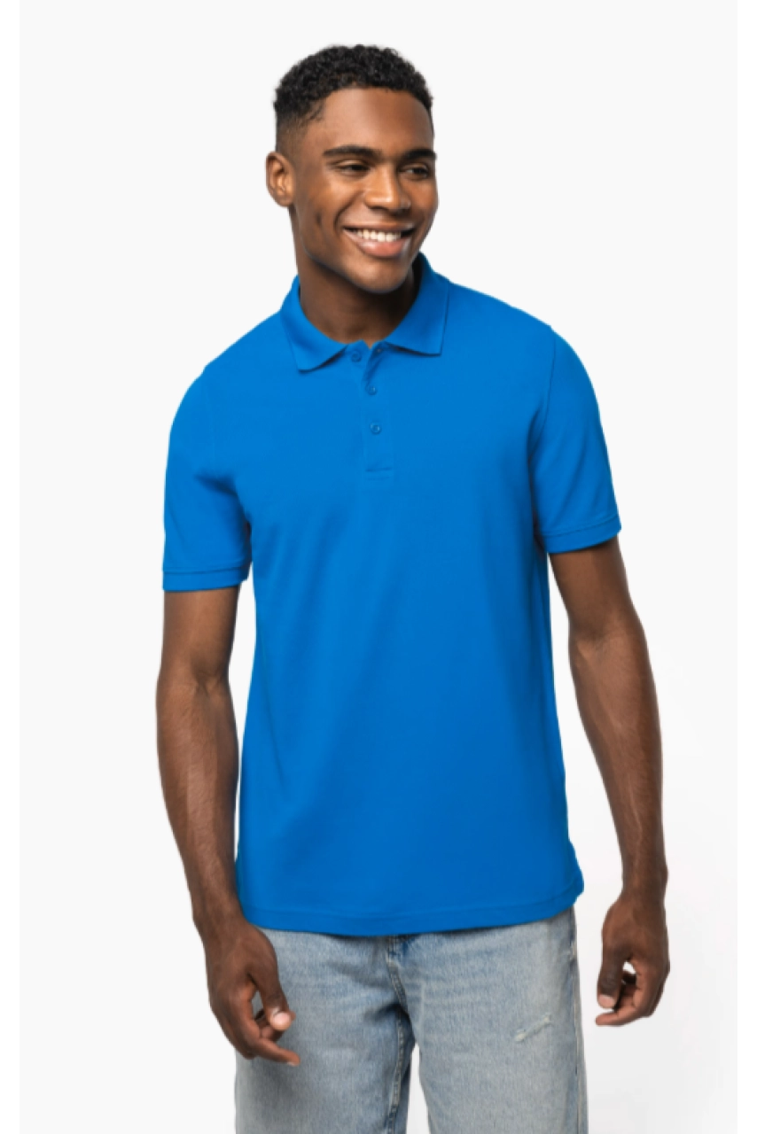 Polo piqué manches courtes homme