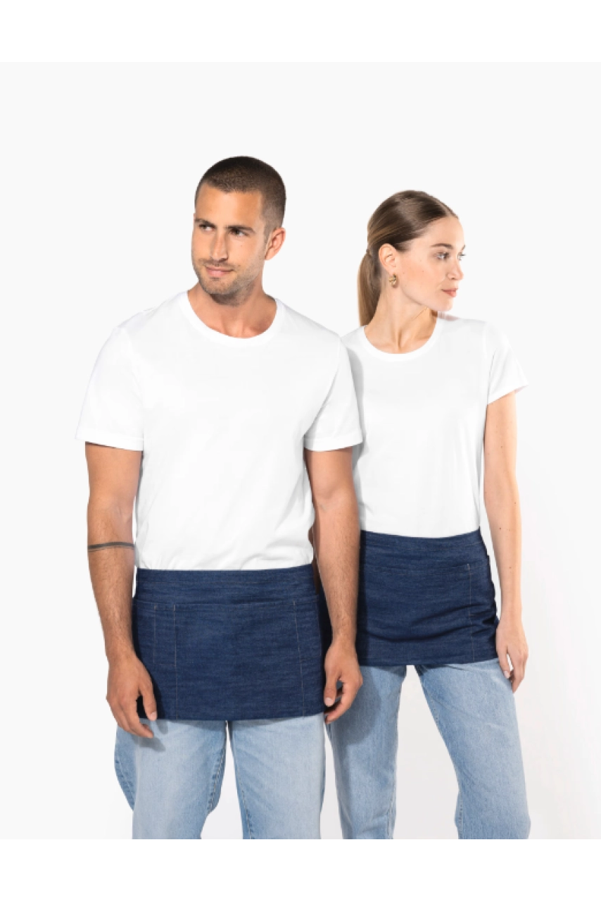 Tablier polycoton court