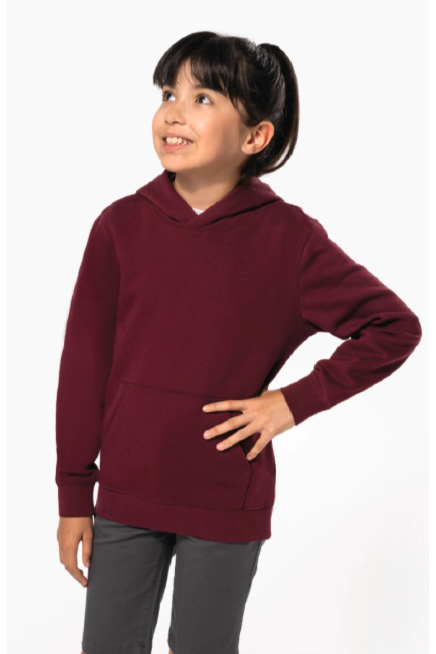 Sweat-shirt écoresponsable à capuche enfant