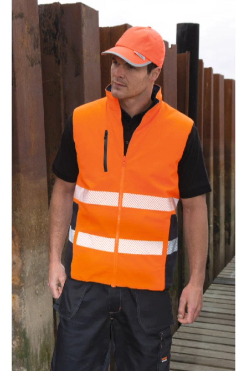 Bodywarmer de sécurité réversible