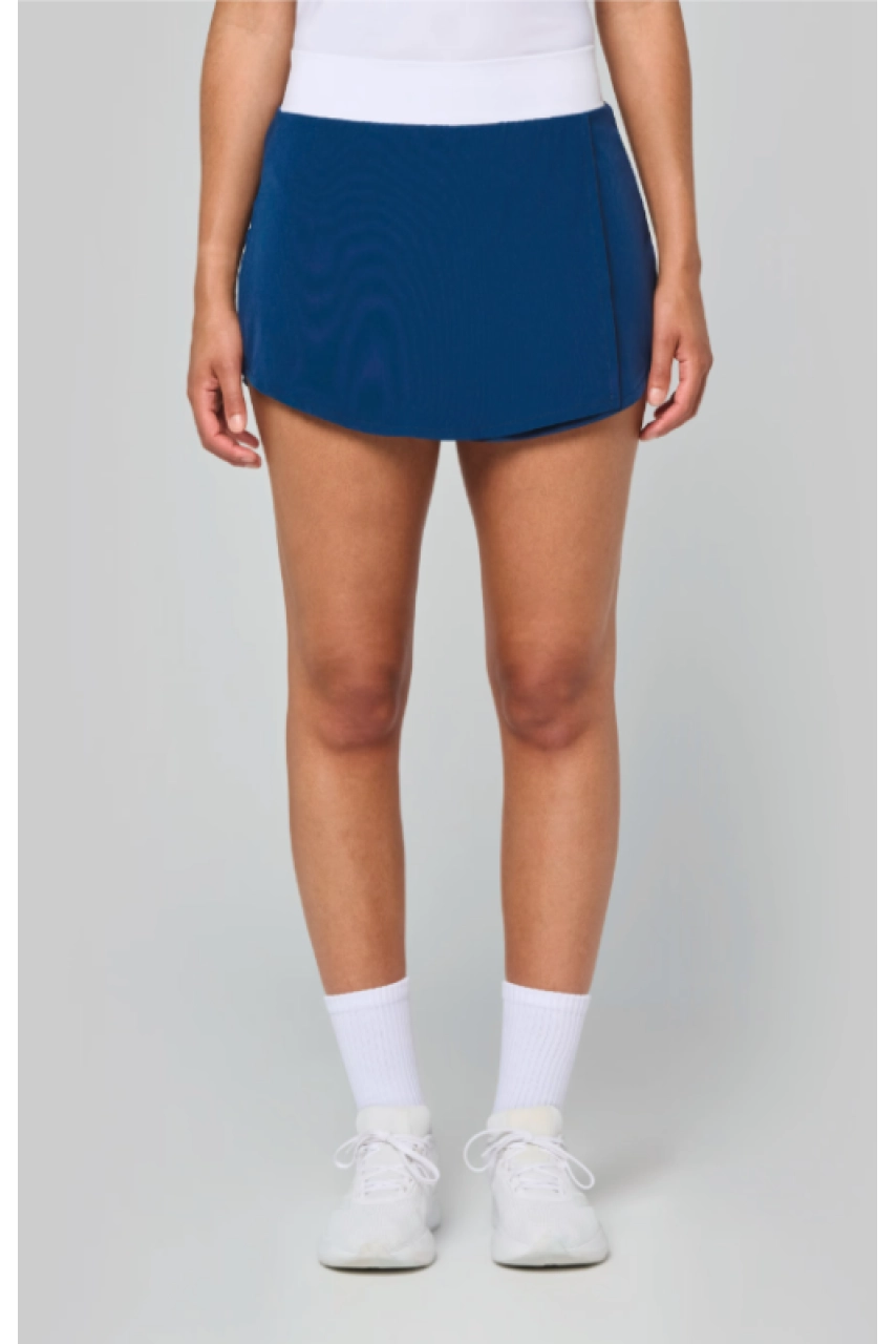 Jupe de padel avec short intégré