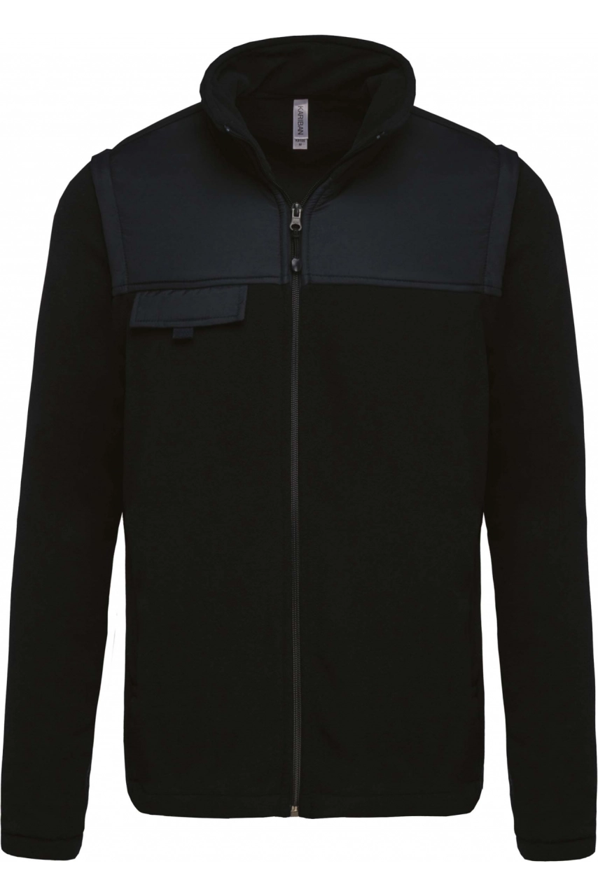 Veste polaire manches amovibles homme